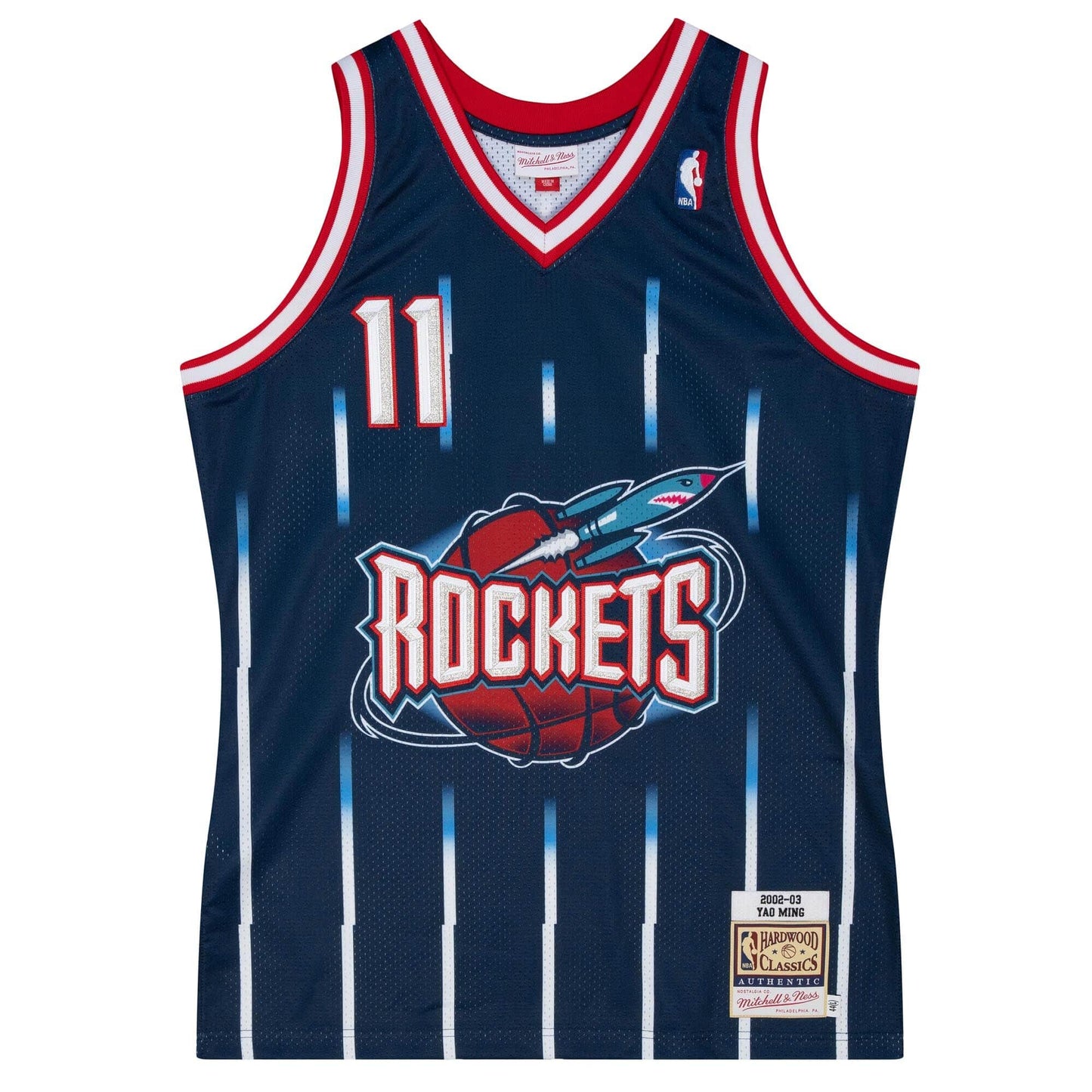 Mitchell & Ness NBA Authentic Road Jersey Houston Rockets 02 Yao Ming Jerseys