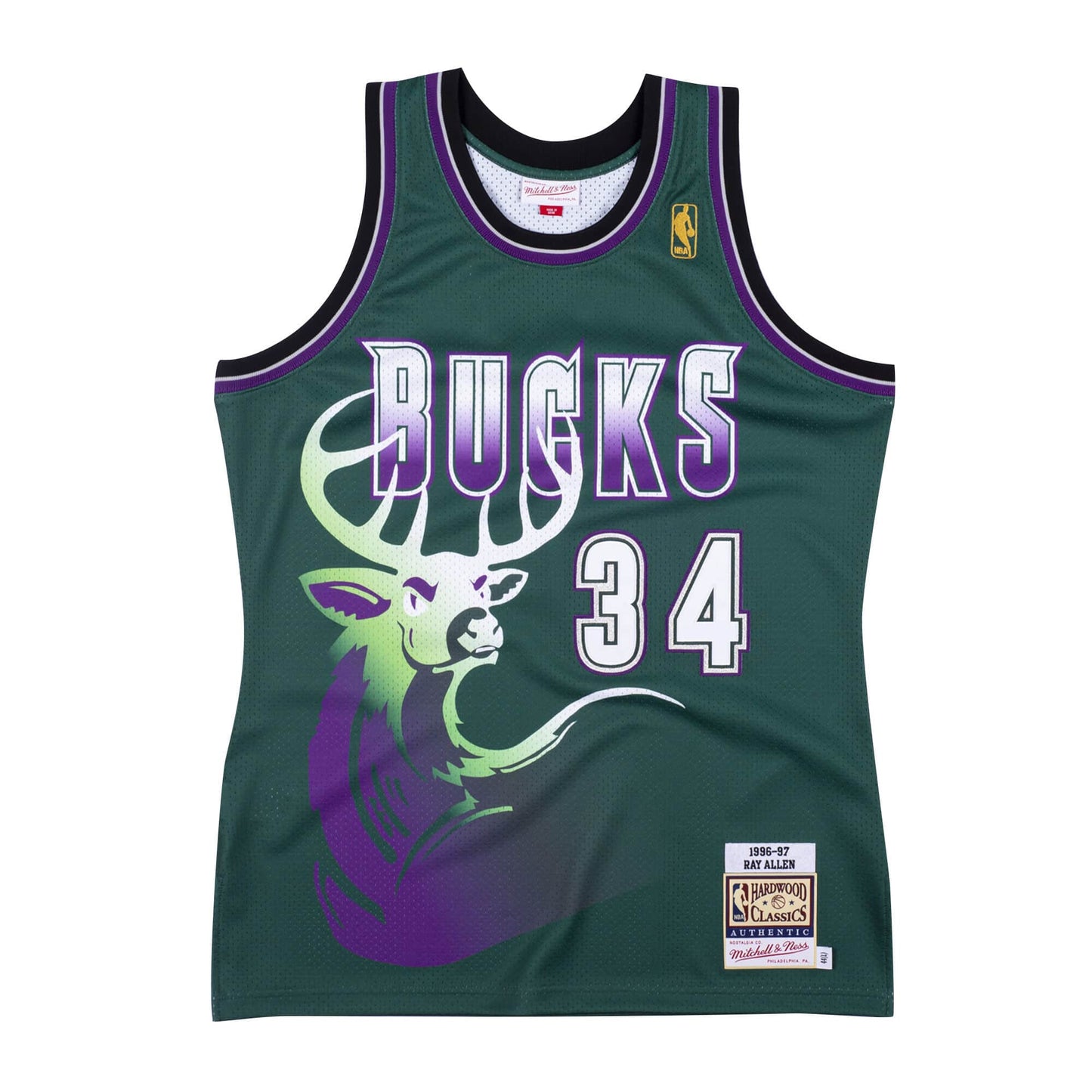 Mitchell & Ness NBA Authentic Alternate Jersey Milwaukee Bucks 96 Ray Allen Jerseys