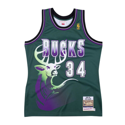 Mitchell & Ness NBA Authentic Alternate Jersey Milwaukee Bucks 96 Ray Allen Jerseys
