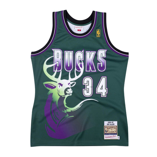Mitchell & Ness NBA Authentic Alternate Jersey Milwaukee Bucks 96 Ray Allen Jerseys