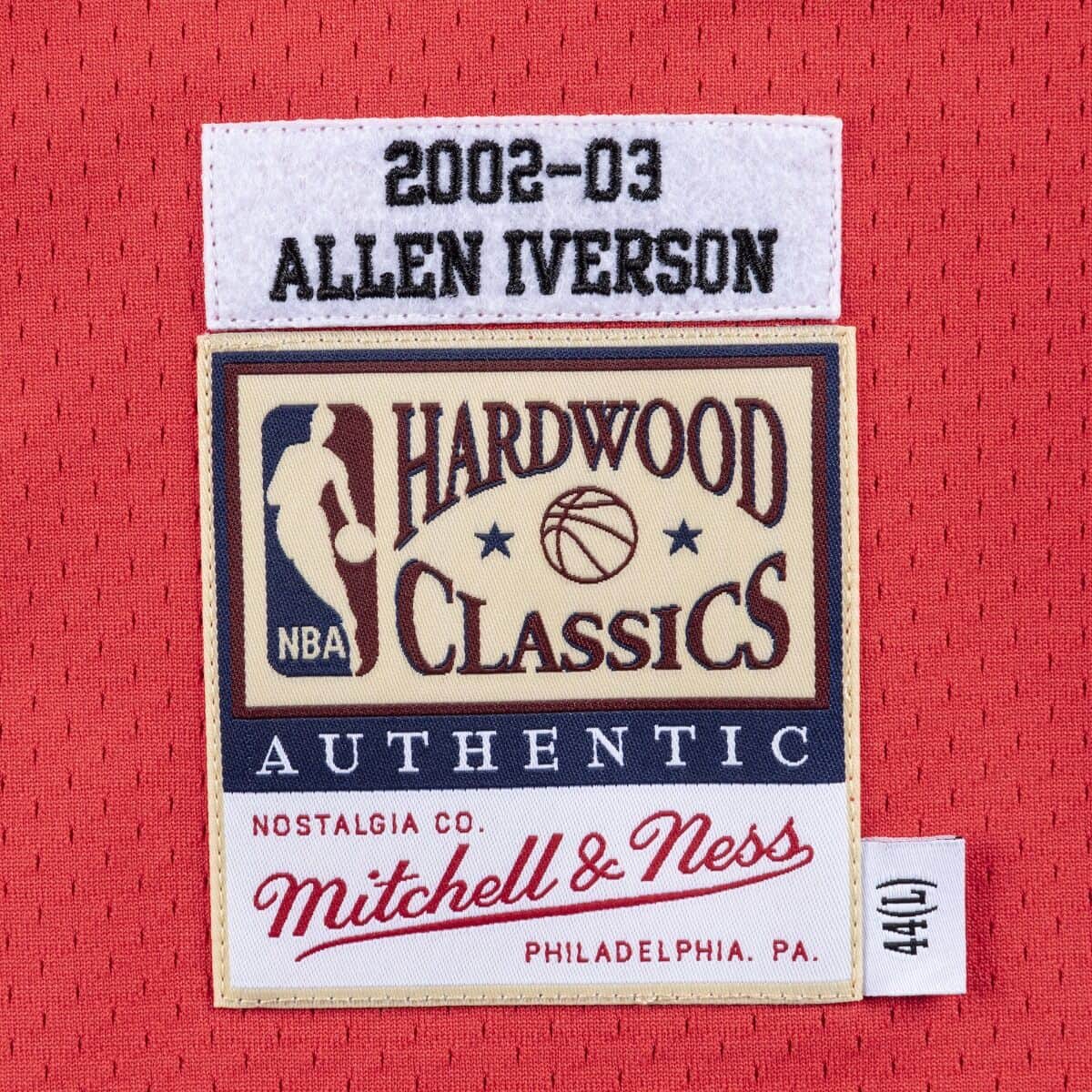 Men's Mitchell & Ness Authentic Jersey 76Ers 02-03 Allen Iverson