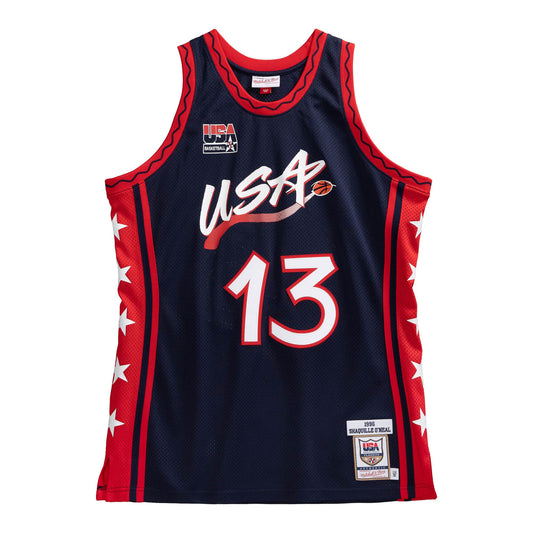 Mitchell & Ness Men's Authentic Jersey Usa 1996 Shaquille O'Neal Jerseys