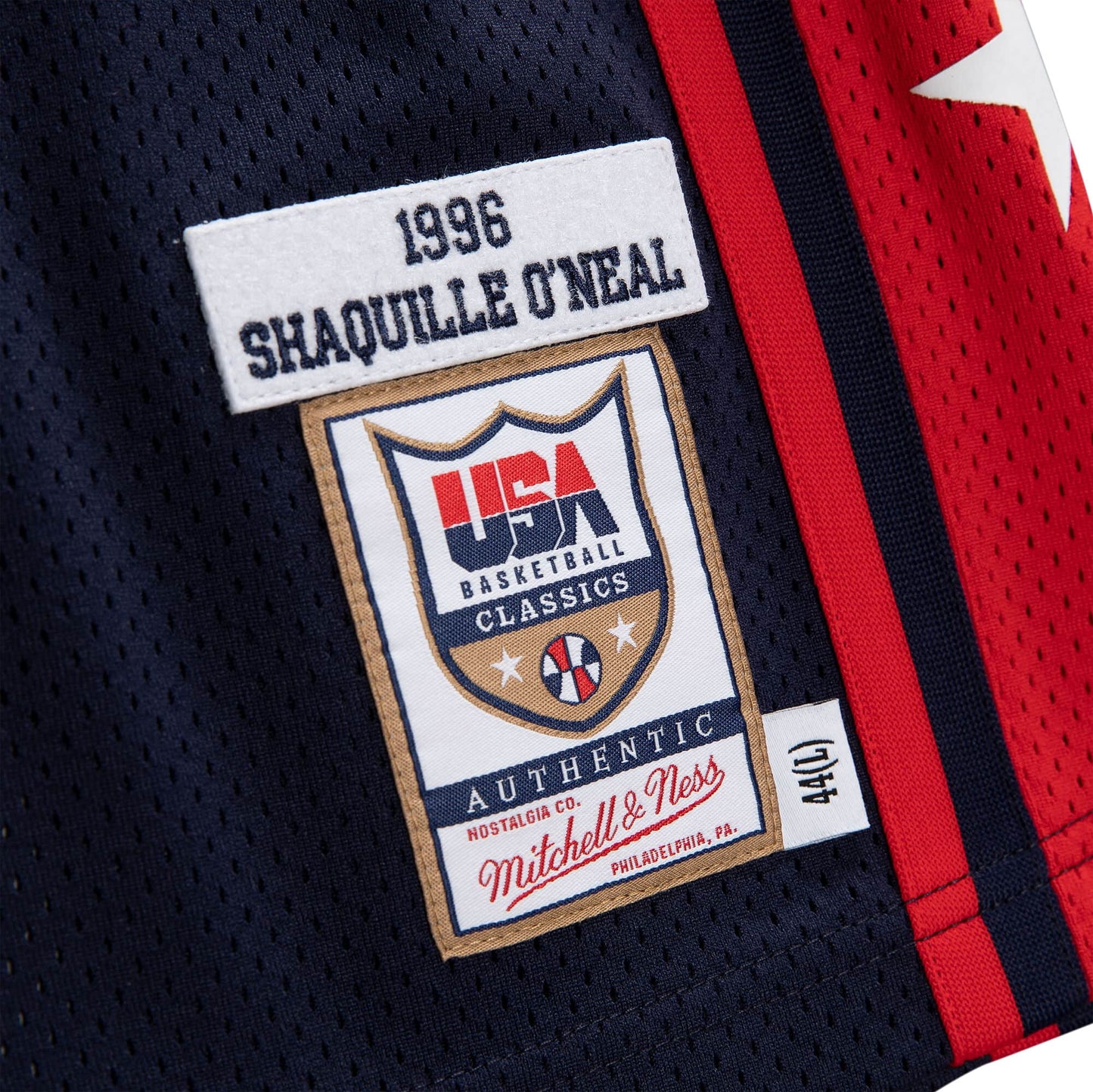 Mitchell & Ness Men's Authentic Jersey Usa 1996 Shaquille O'Neal Jerseys