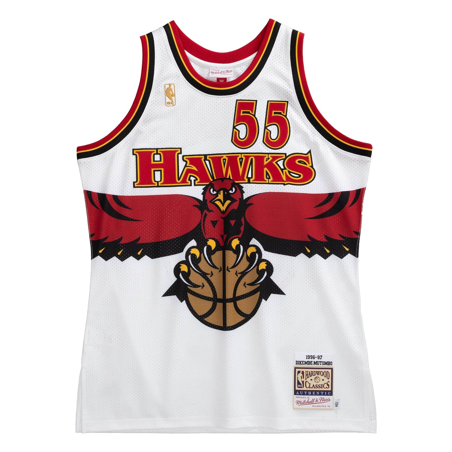 Mitchell & Ness NBA Authentic Jersey Atlanta Hawks 96 Dikembe Mutombo