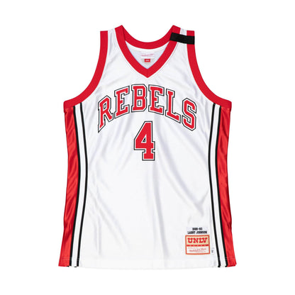 Mitchell & Ness Ncaa White Jersey Unlv Runnin Rebels 1989 Larry Johnson Jerseys