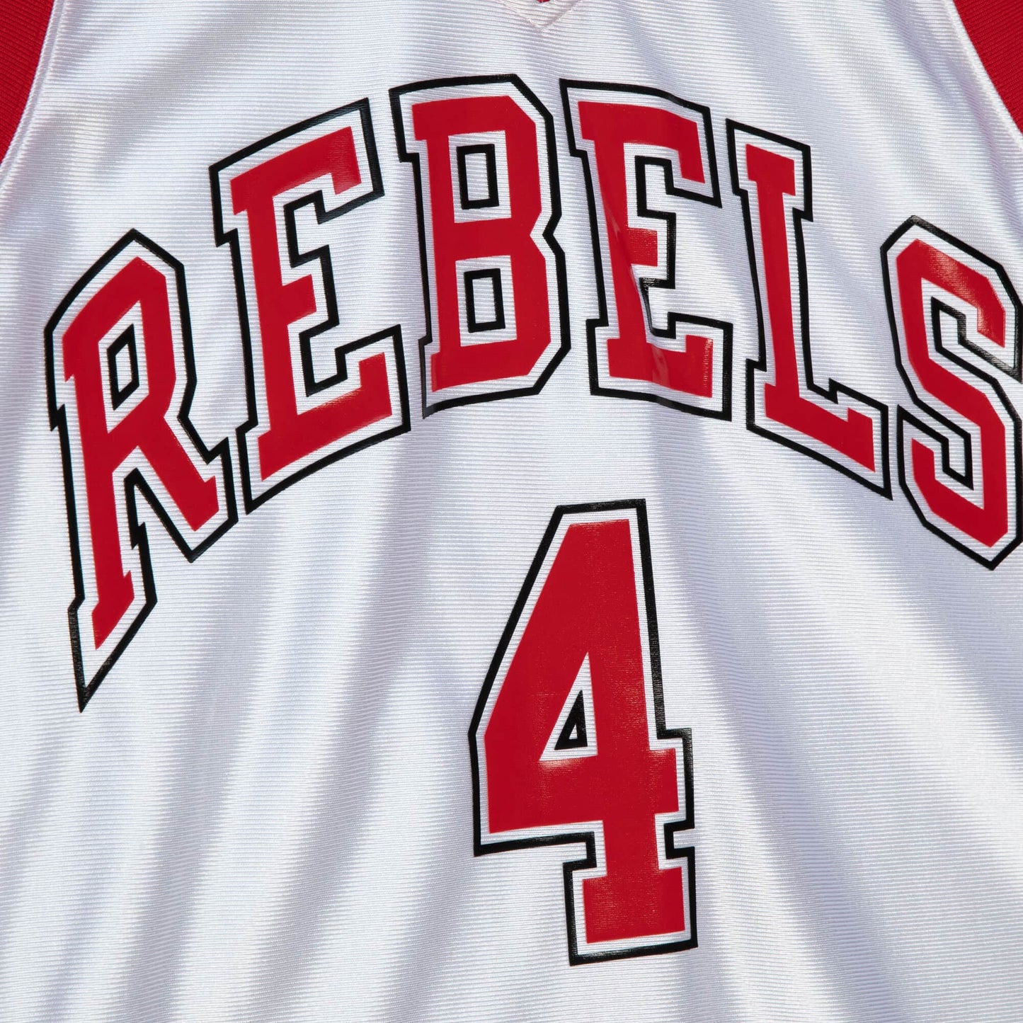 Mitchell & Ness Ncaa White Jersey Unlv Runnin Rebels 1989 Larry Johnson