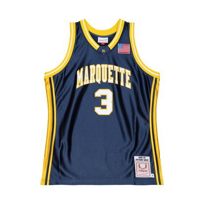 Mitchell & Ness Ncaa Dark Jersey Marquette 2002 Dwyane Wade Jerseys