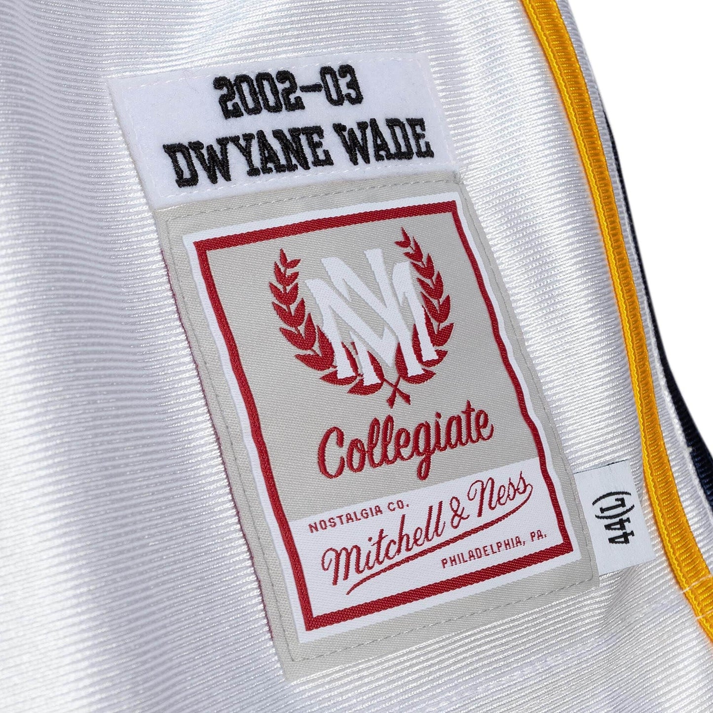 Mitchell & Ness Ncaa White Jersey Marquette 2002 Dwyane Wade