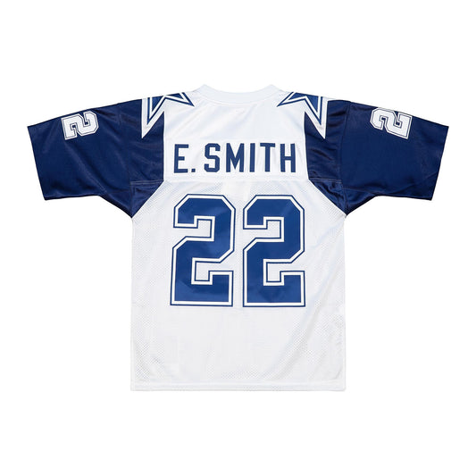 Men's Mitchell & Ness NFL White Jersey Cowboys 1994 Emmitt Smith