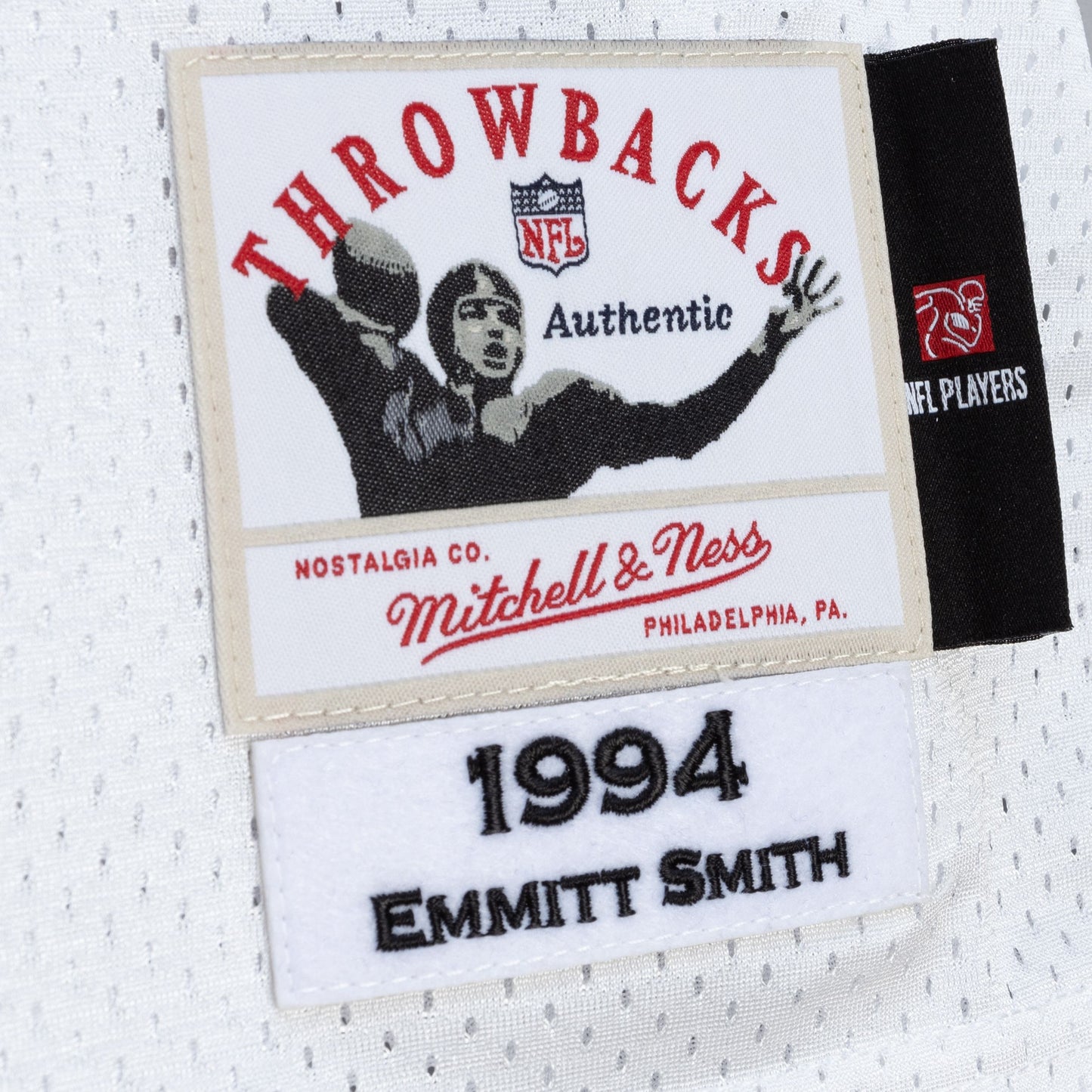 Men's Mitchell & Ness NFL White Jersey Cowboys 1994 Emmitt Smith