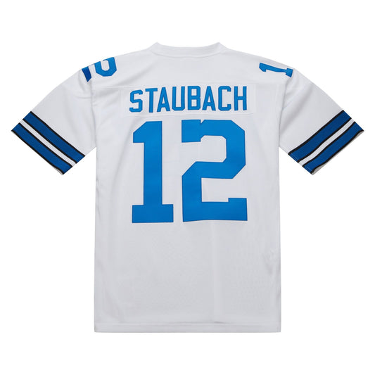 Mitchell & Ness Men's NFL White Jersey Cowboys 1975 Roger Staubach Jerseys