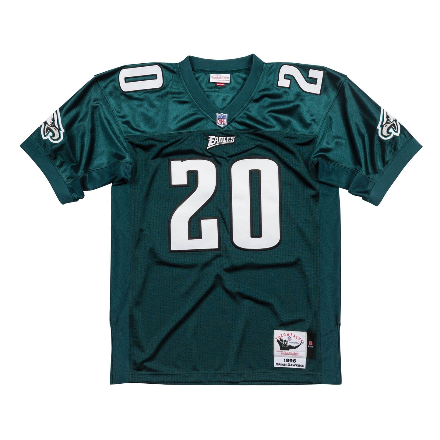 Men's Mitchell & Ness NFL Authentic Jersey Eagles 1996 Brian Dawkins