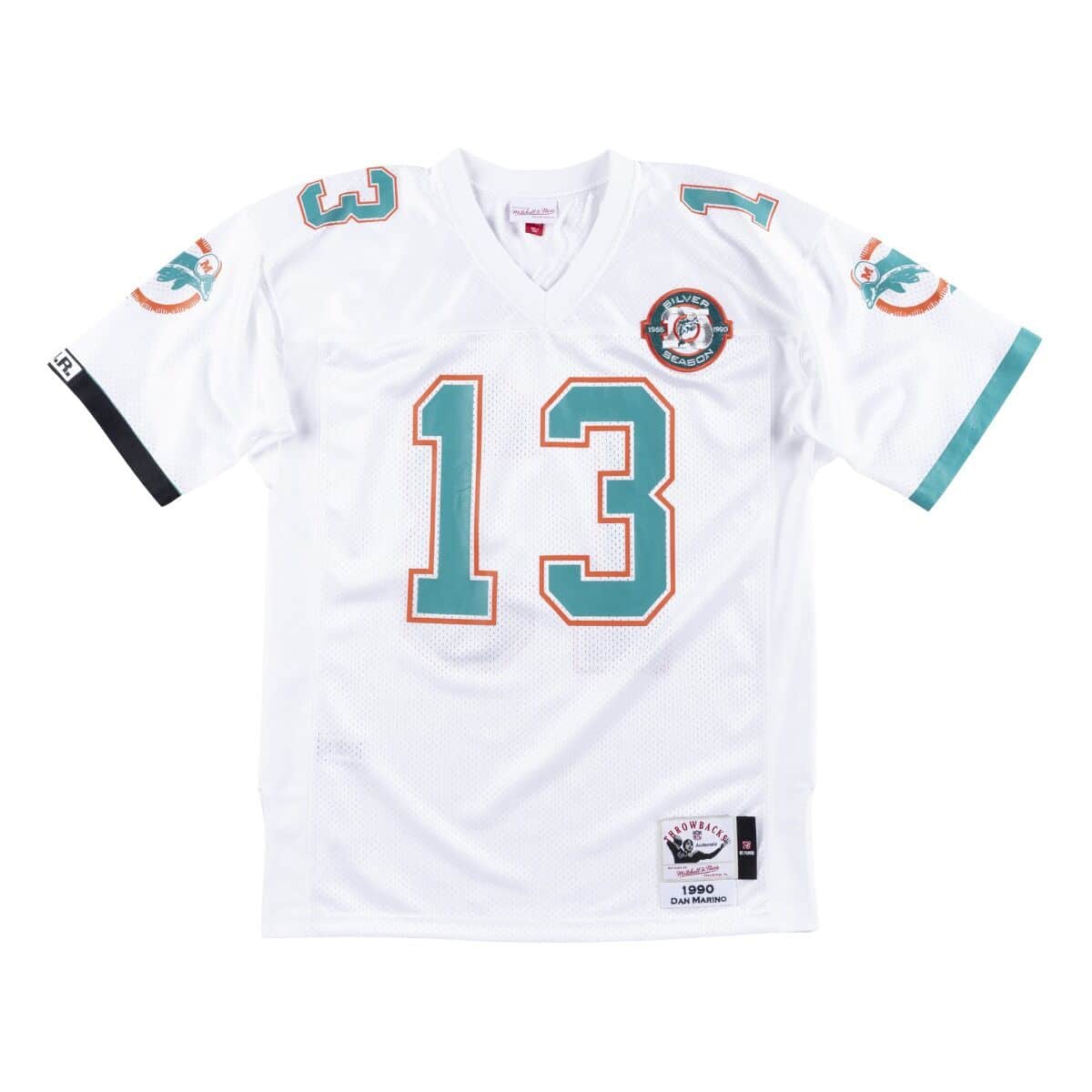 Men's Mitchell & Ness NFL Authentic Jersey Dolphins 1990 Dan Marino