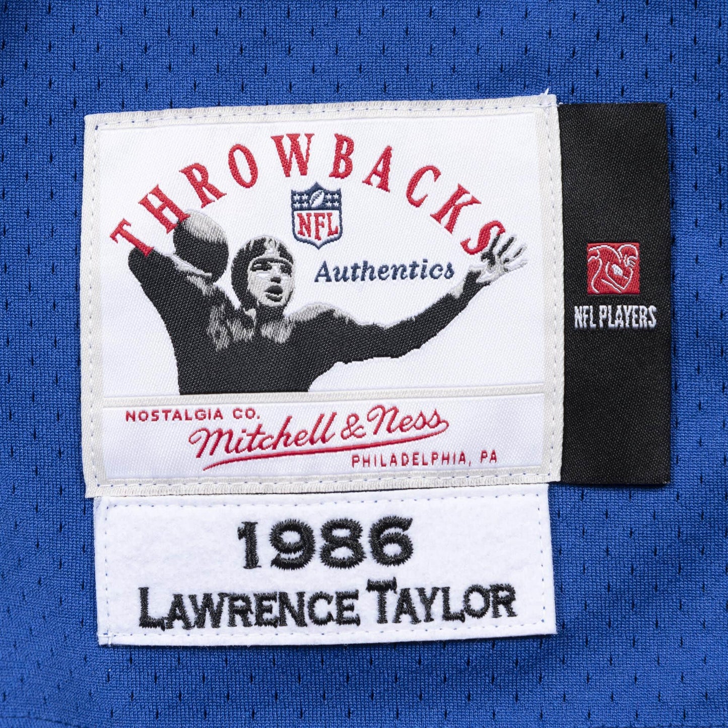 Mitchell & Ness Men's NFL Authentic Jersey New York Giants 1986 Lawrence Taylor
