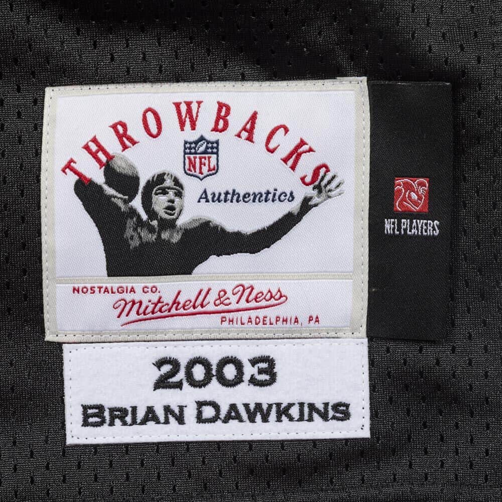 Mitchell & Ness Men's NFL Authentic Alternate Jersey Eagles 2003 Brian Dawkins Jerseys