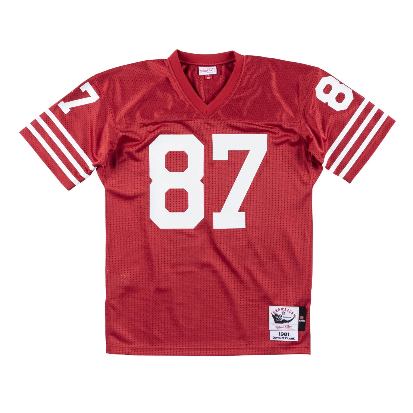 Mitchell & Ness Men's NFL Authentic Jersey 49Ers 1981 Dwight Clark