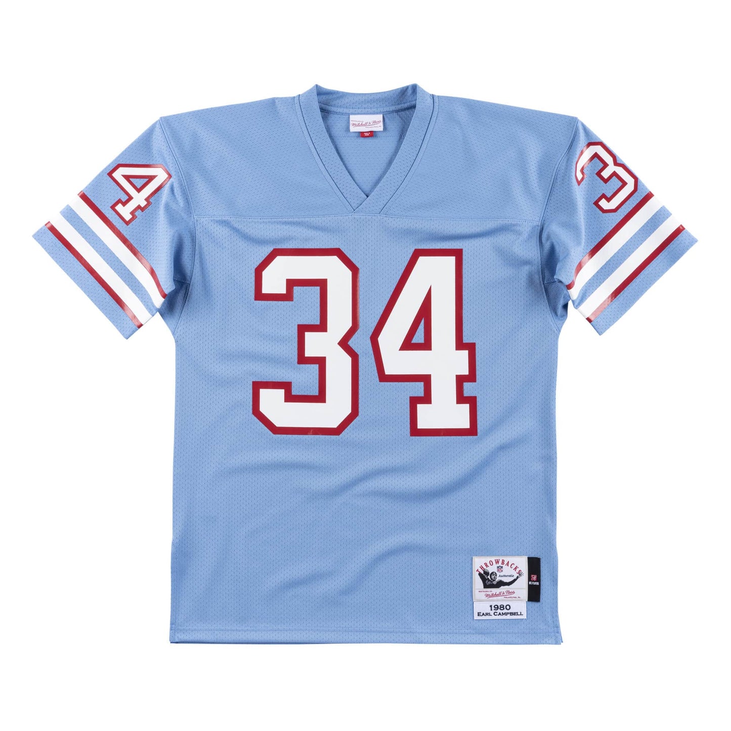 Mitchell & Ness Men's NFL Authentic Jersey Oilers 1980 Earl Campbell Jerseys