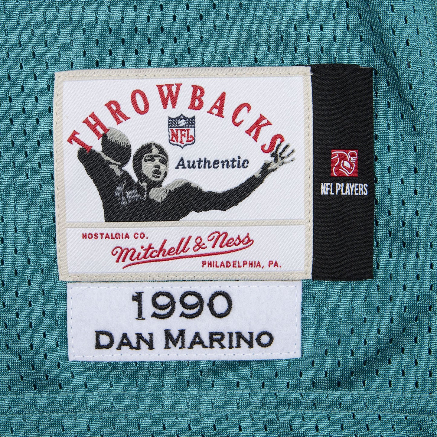 Men's Mitchell & Ness NFL Authentic Jersey Dolphins 1990 Dan Marino