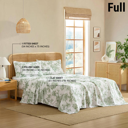 Rose Toile Sage-