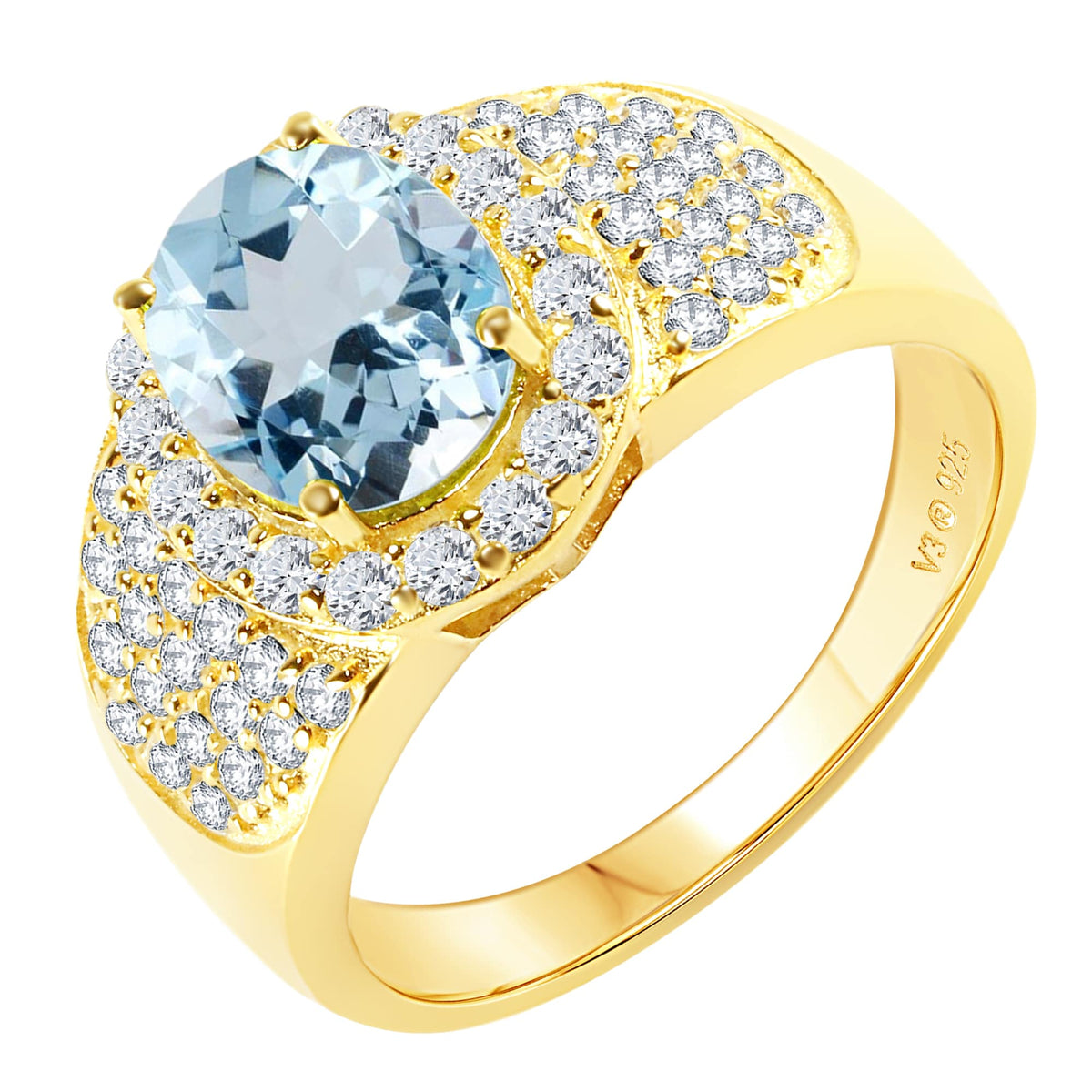 Blue, White-