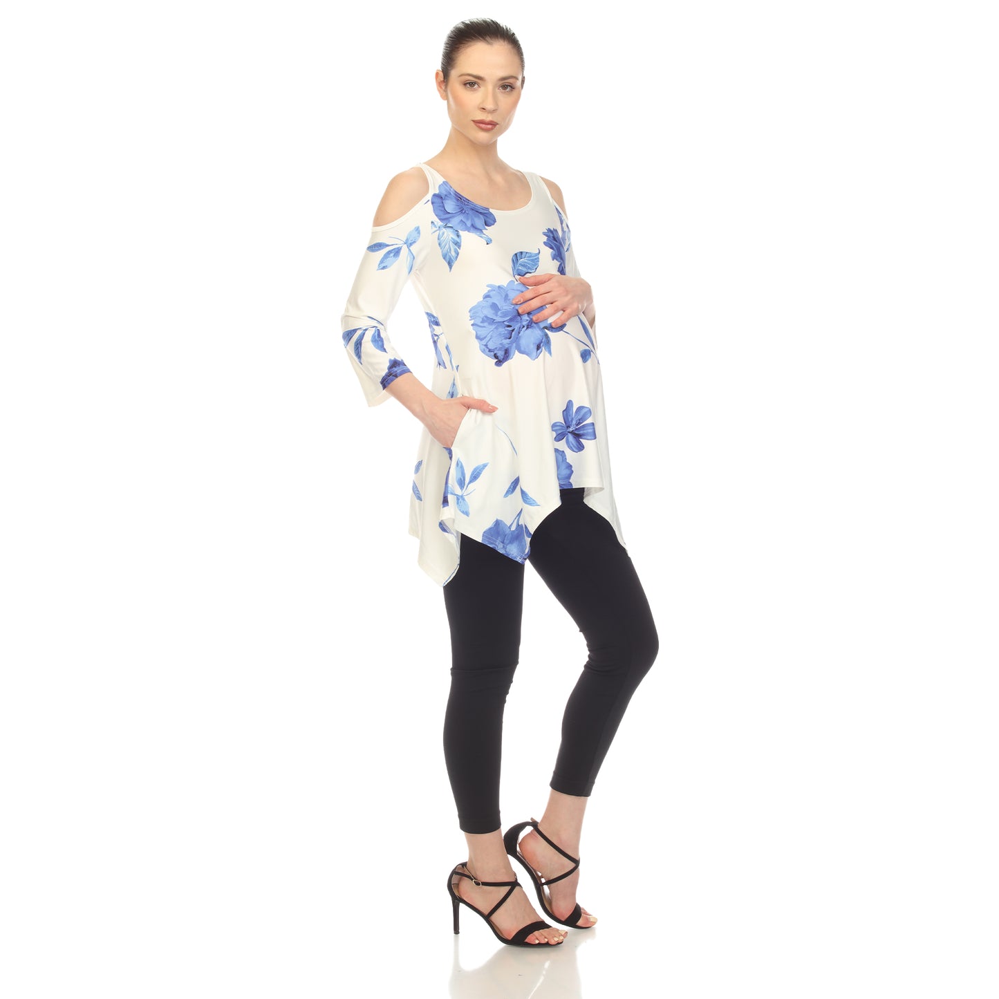 White Blue-
