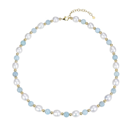 Blue, White-