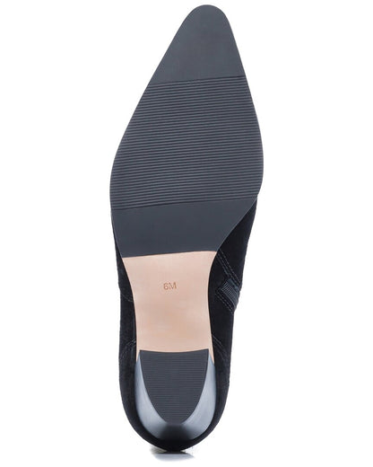 BLACK SPLIT SUEDE-