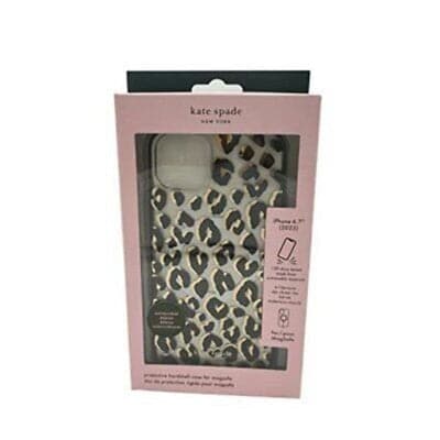 Kate Spade New York Protective Hardshell Case Compatible with Magsafe for Apple Iphone 14 Plus - City Leopard Black [Ksiph-236-Ctlb]