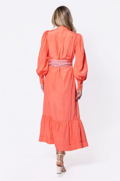 Alex Dress 53" (Coral Pink)