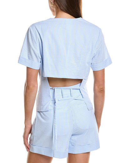 BLUE/WHITE GINGHAM-