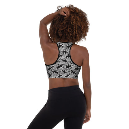 Rodeo Bronc Padded Sports Bra