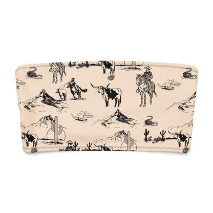 YEEHAW Cowboy Ranch Recycled bandeau bikini top