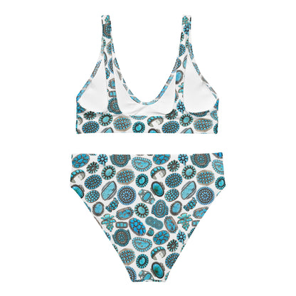 Baha Ranch Yeehaw Turquoise Crazy Bikini
