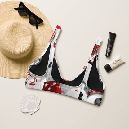 Baha Ranch Yeehaw Lucky In Vegas Bikini Top
