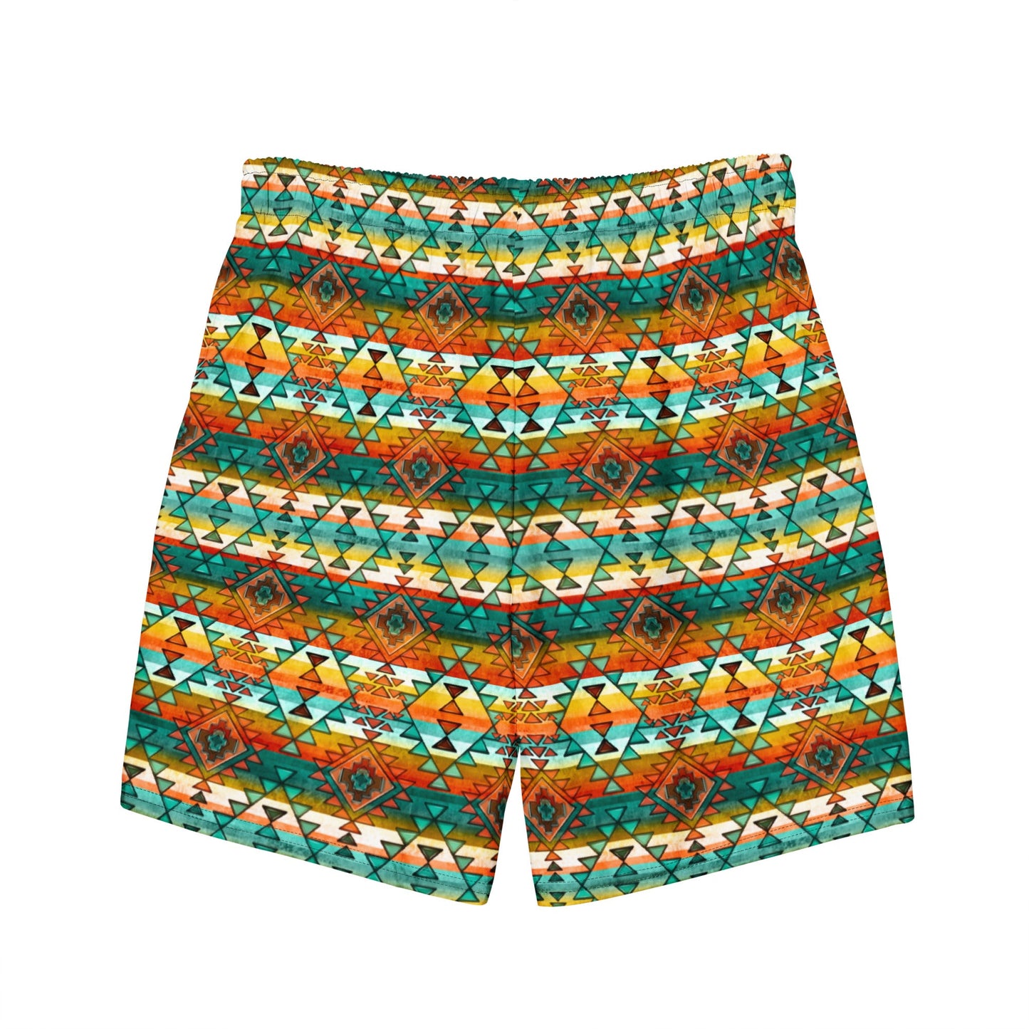 Baha Ranch Yeehaw Native Aztec Men's Swim Trunks