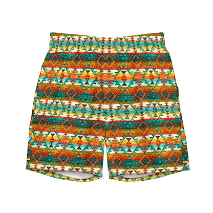 Baha Ranch Yeehaw Native Aztec Men's Swim Trunks