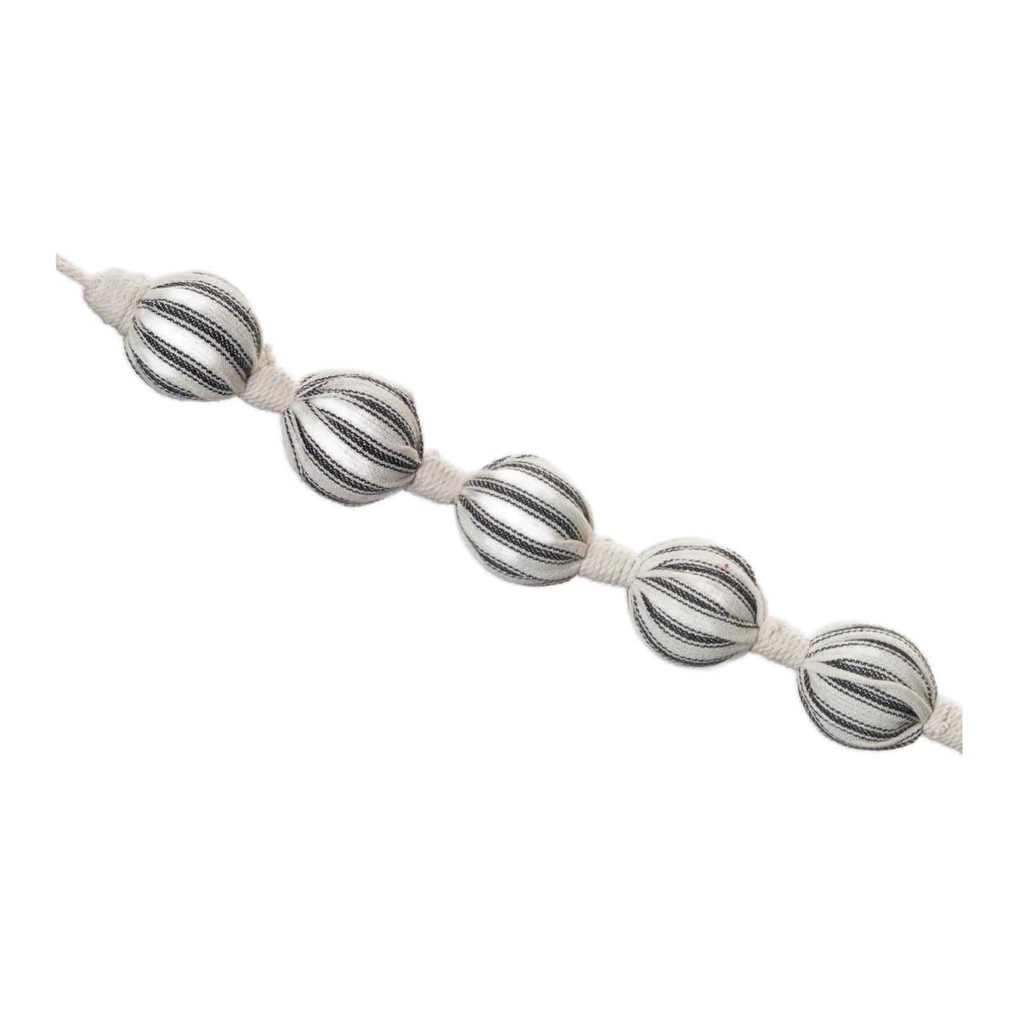 Melrose International Fabric Ball String Garland (Set of 2)