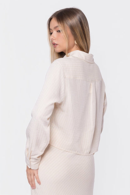 Anita Top (Khaki Stripe)