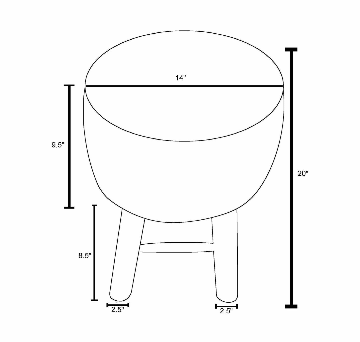 Anticala Stool - Clearance