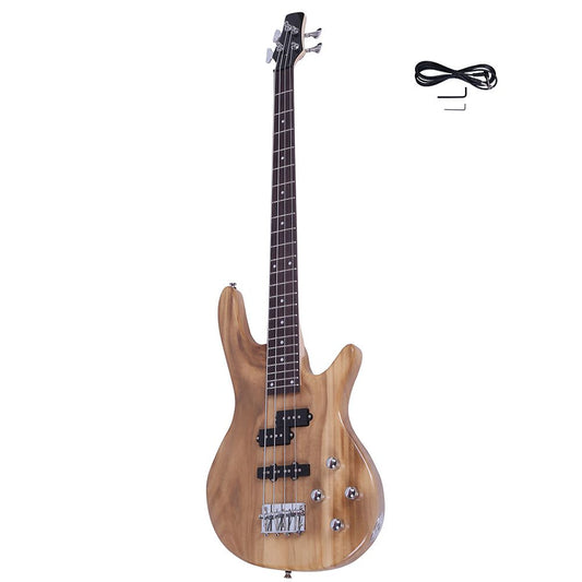 InQ Boutique Exquisite Stylish IB Bass with Power Line and Wrench Tool Burlywood Color - Red