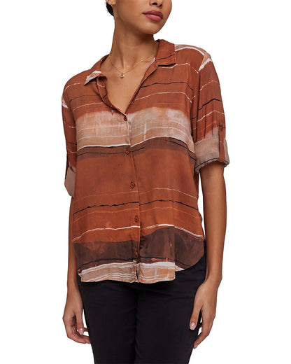 RTSRP-RUST STRIPES PRINT-