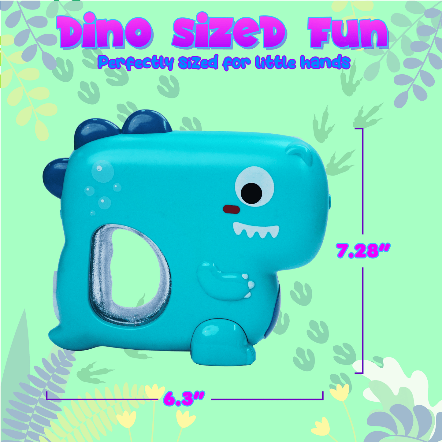 Blue and pink water blaster-
