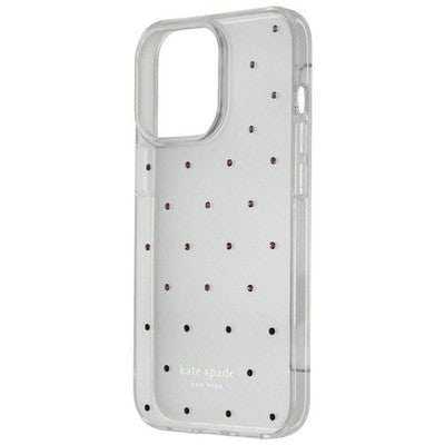 Kate Spade Iphone 13 Pro Ombré in Dot Pink/Clear
