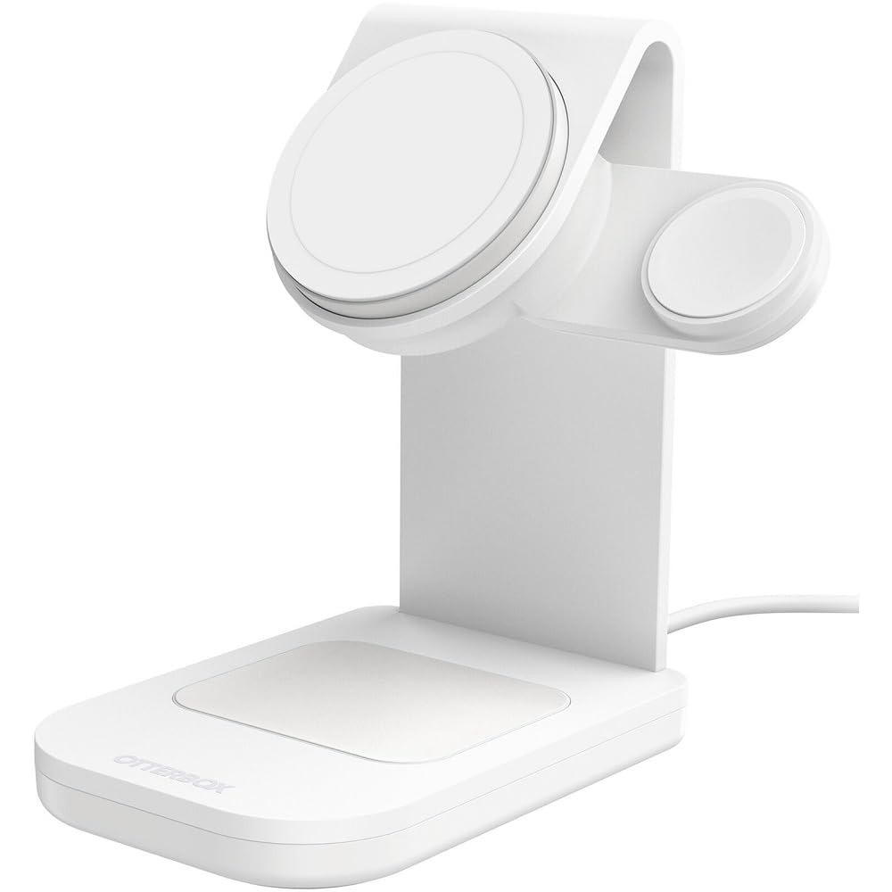 Otterbox 3-In-1 Wireless Charging Station for Magsafe - White