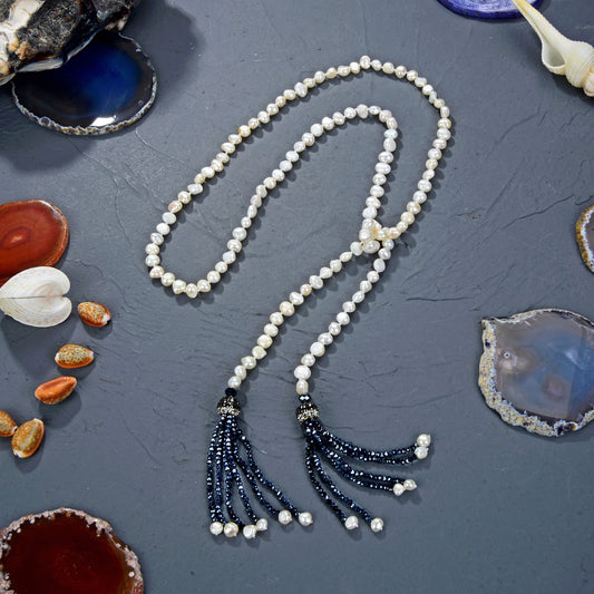 White & midnight blue -