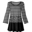 Black and White Houndstooth and Leopard