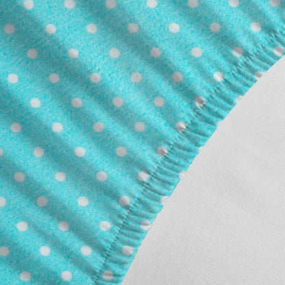 Elegant Comfort 6-Piece Polka Dot Printed Sheet Set - Soft as a Hotel Premium Quality