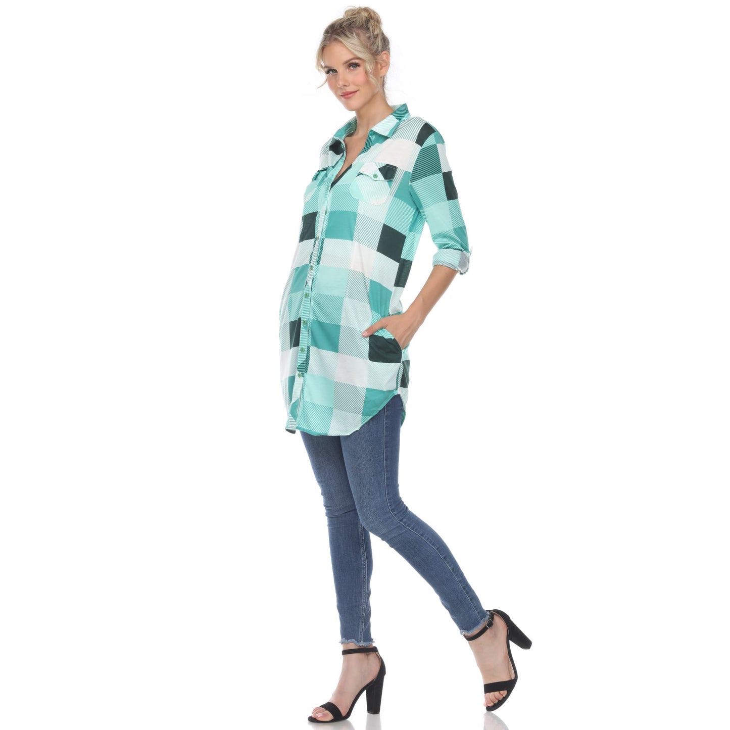 Green White-