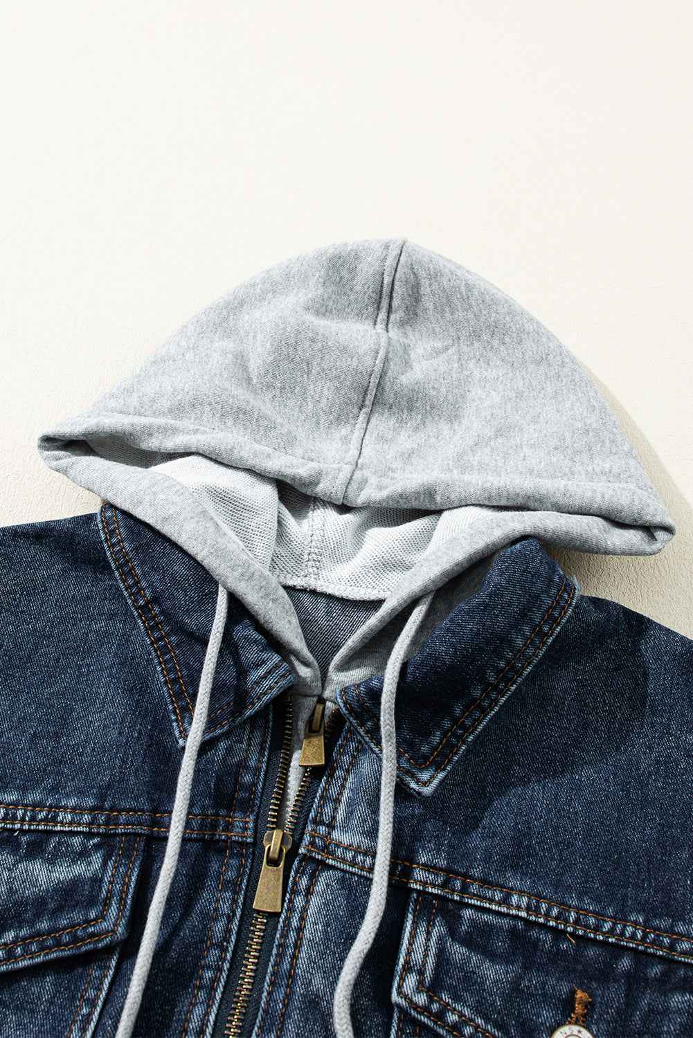 Threaded Pear Mia Hooded Zip Up Jacket