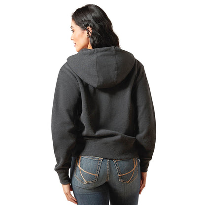 Ariat Womens Stitched Horseshoe Full Zip Hoodie